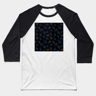 woodsy leaves pattern Baseball T-Shirt